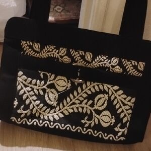 Vera Bradley Embroidered Bohemian Purse Excellent Condition!